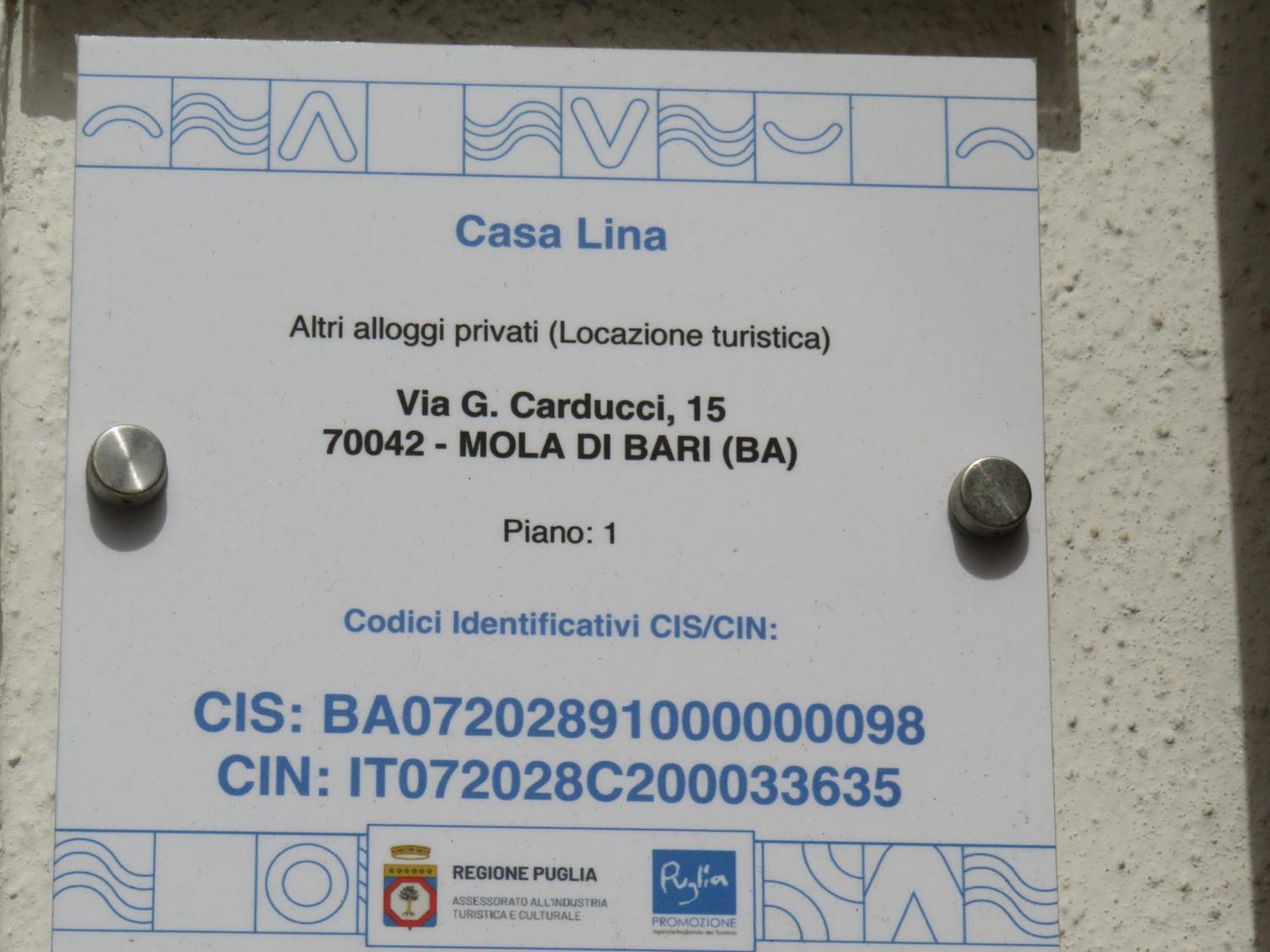 Апартаменты Casa Lina Мола-ди-Бари Экстерьер фото